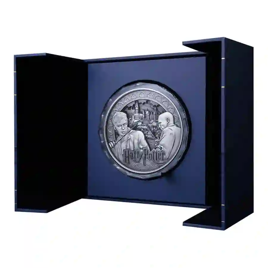 voldemord-box-iso Harry Vs. Voldemort Multi-layer Antique Finish Silver Coin