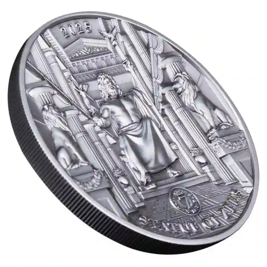 zeus-ag-iso 2025 Statue of Zeus Silver Coin