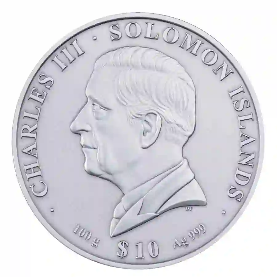 zeus-ag-obv 2025 Solomon Islands Statue of Zeus UHR Silver Coin
