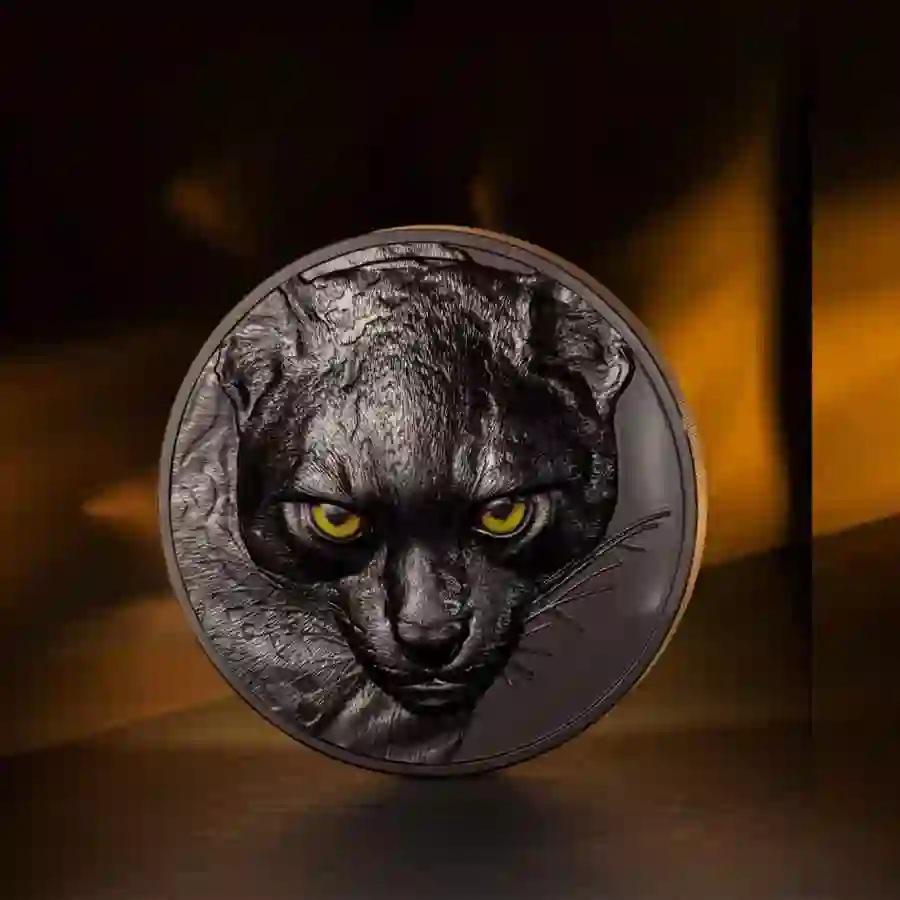 ocelot-mood 2025 Ocelot 1 kilo Silver Coin