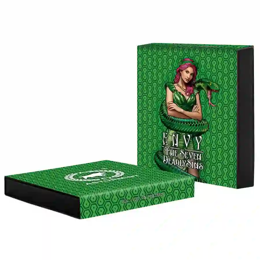 envy-pack Seven Deadly Sins Envy Cast Silver Bar