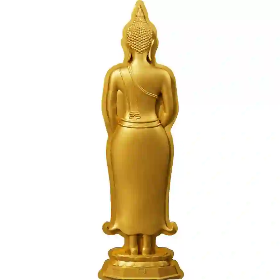 Sun-obv 2024 7 Days Buddha Sunday 24K Gilded Silver Coin