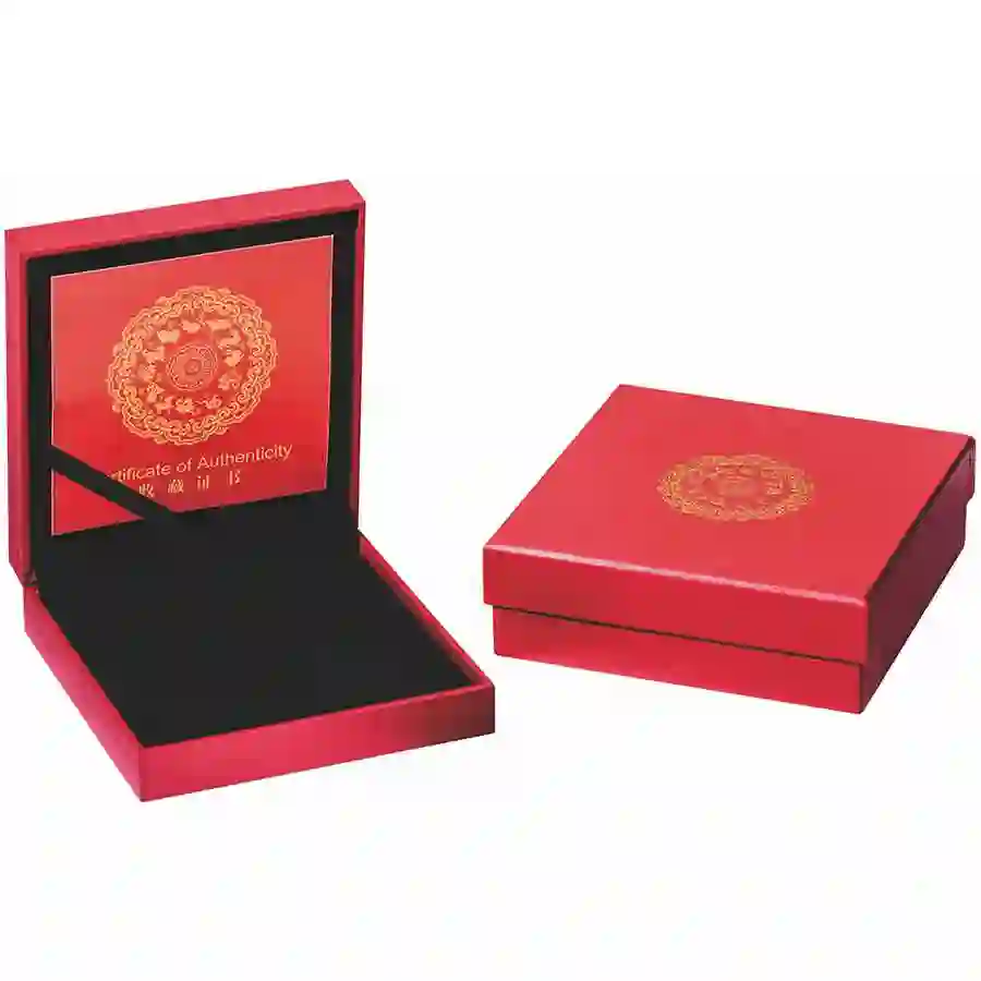 horse-pearl-box Year of the Dragon Pearl 24K Plated Silver Proof Coin