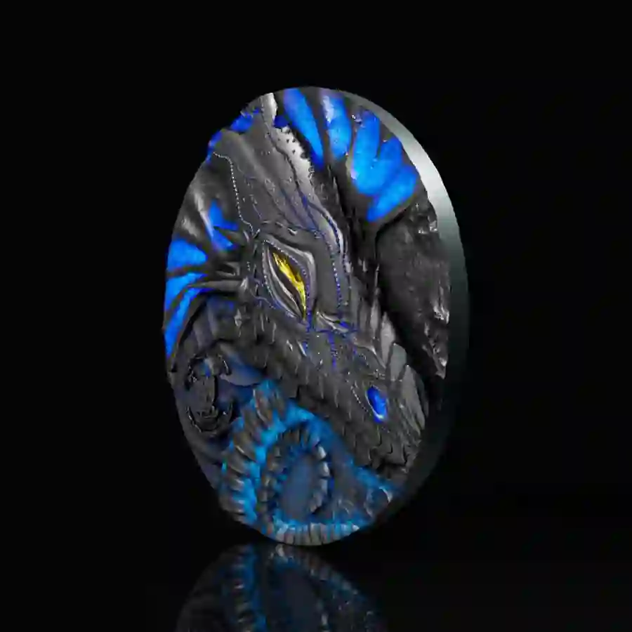 mod-mood-obv 2025 Mother of Dragons Tiamat Silver Coin
