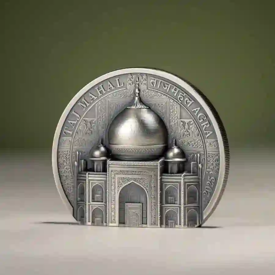 taj-2-oz-mood 2024 Taj Mahal 2 oz Ultra High Relief Silver Coin