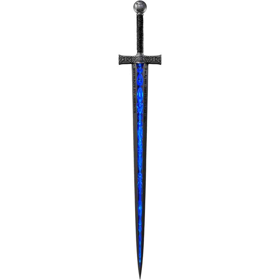antique-obv-uv 2025 Excalibur Sword UV Color Antique Finish Silver Coin