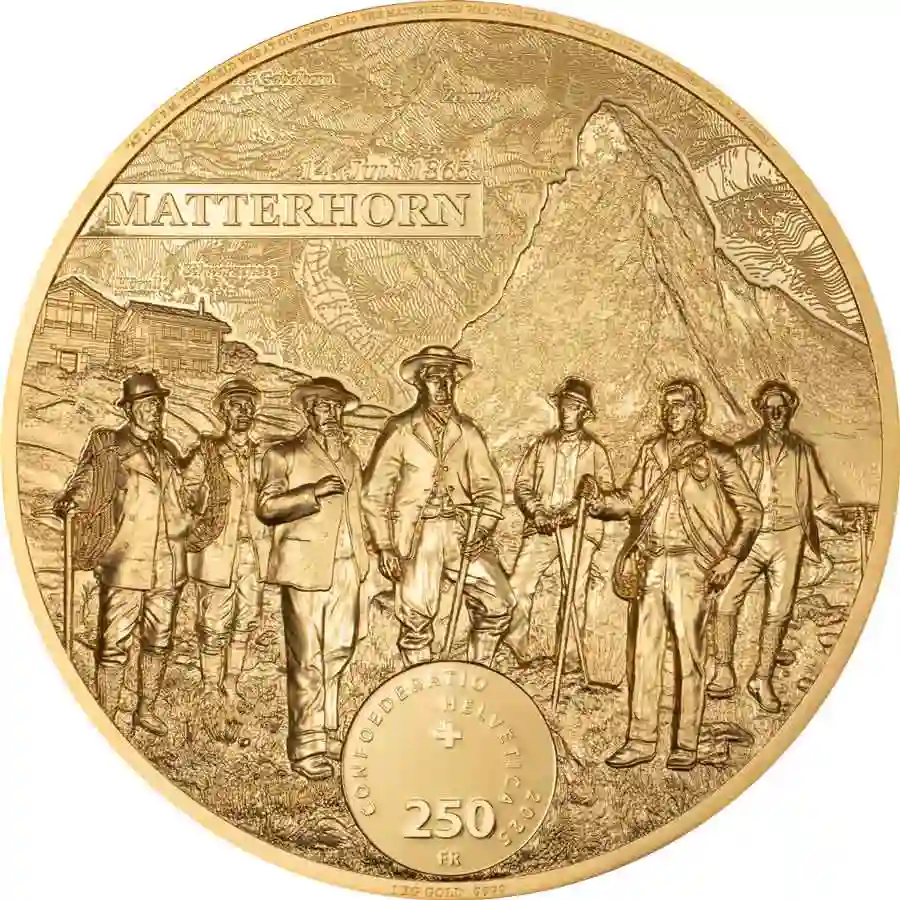 matterhorn-au-obv 2025 Switzerland 1 Kg Matterhorn Ultra High Relief Gold Proof Coin
