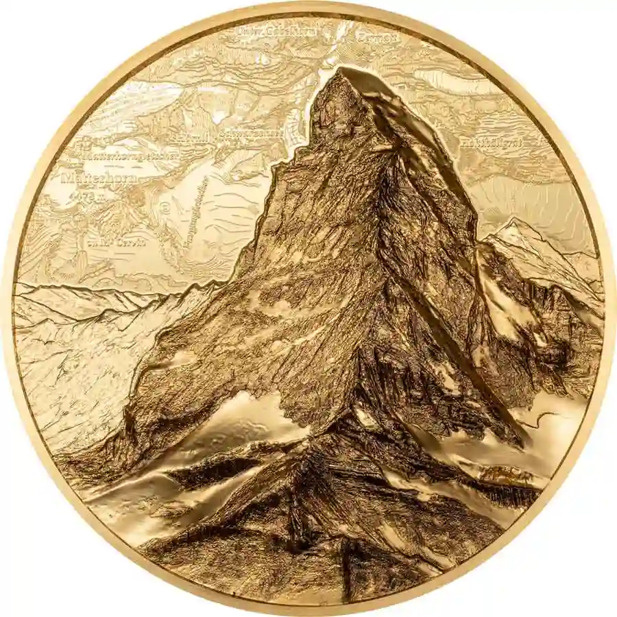 matterhorn-au-rev 2025 Switzerland 1 Kilogram Matterhorn Ultra High Relief Gold Proof Coin