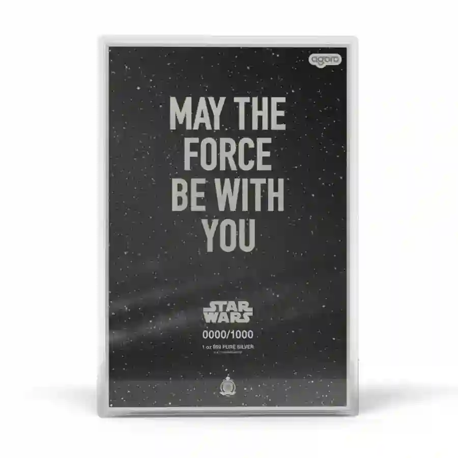 star-wars-obv 2025 Niue Star Wars Trilogy - A New Hope Colored Silver Proof Foil