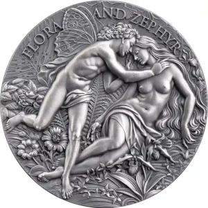 2024 Cameroon 2 Ounce Birth of Aphrodite Silver Proof Coin