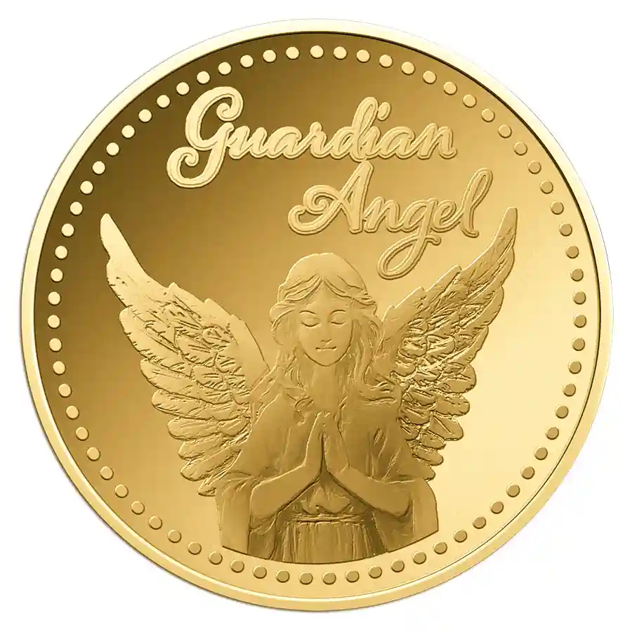 angel-1-coin-rev Republic of Chad 1/1000 Ounce Guardian Angel Gold Coin