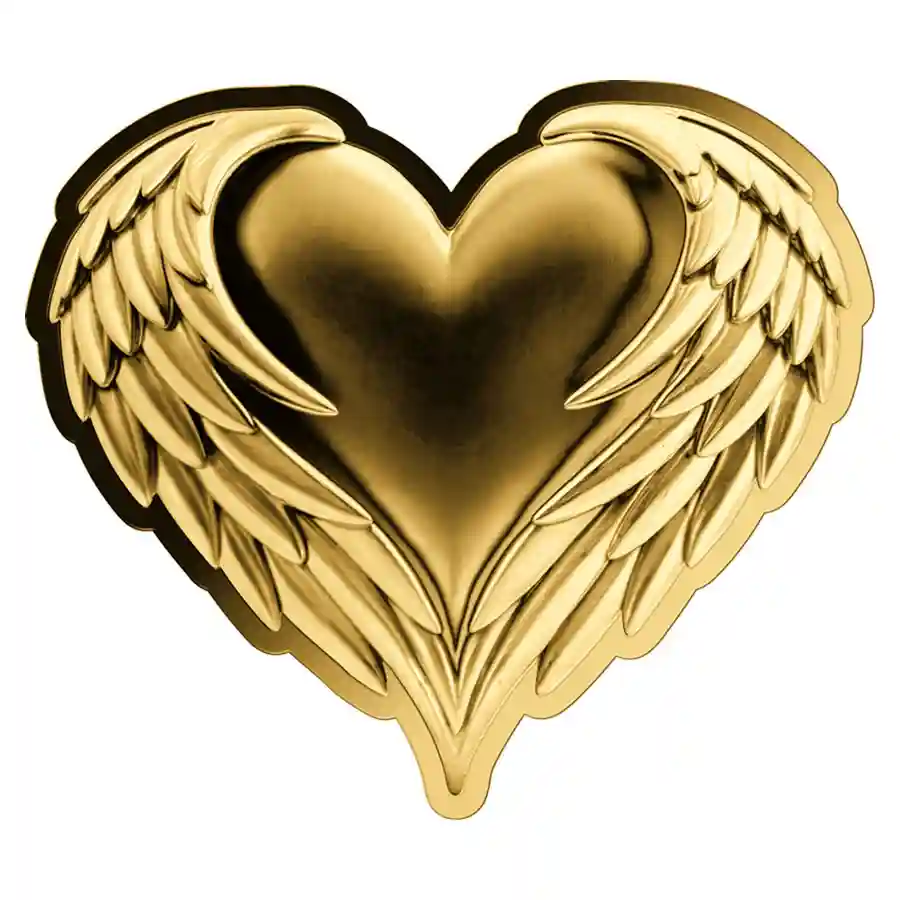 angel-3-coin-rev Republic of Gabon 1/1000 Ounce Guardian Angel Gold Coin