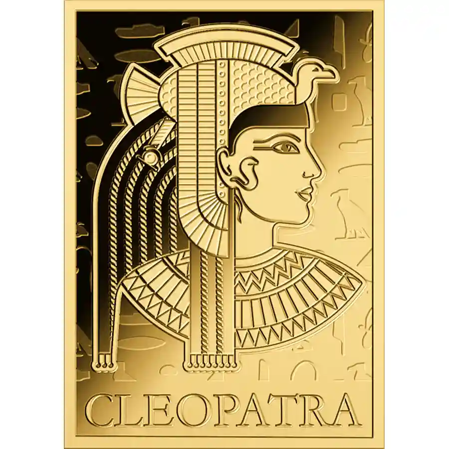 cleopatra-coin-rev Republic of Chad 1/1000 Ounce Pharaohs Cleopatra Gold Coin