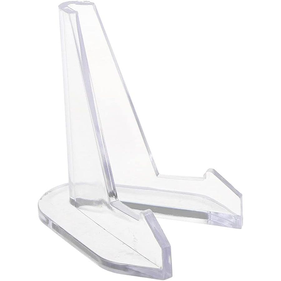 coin-stand Easel Styel Coin Stand - 2 Inch - Clear