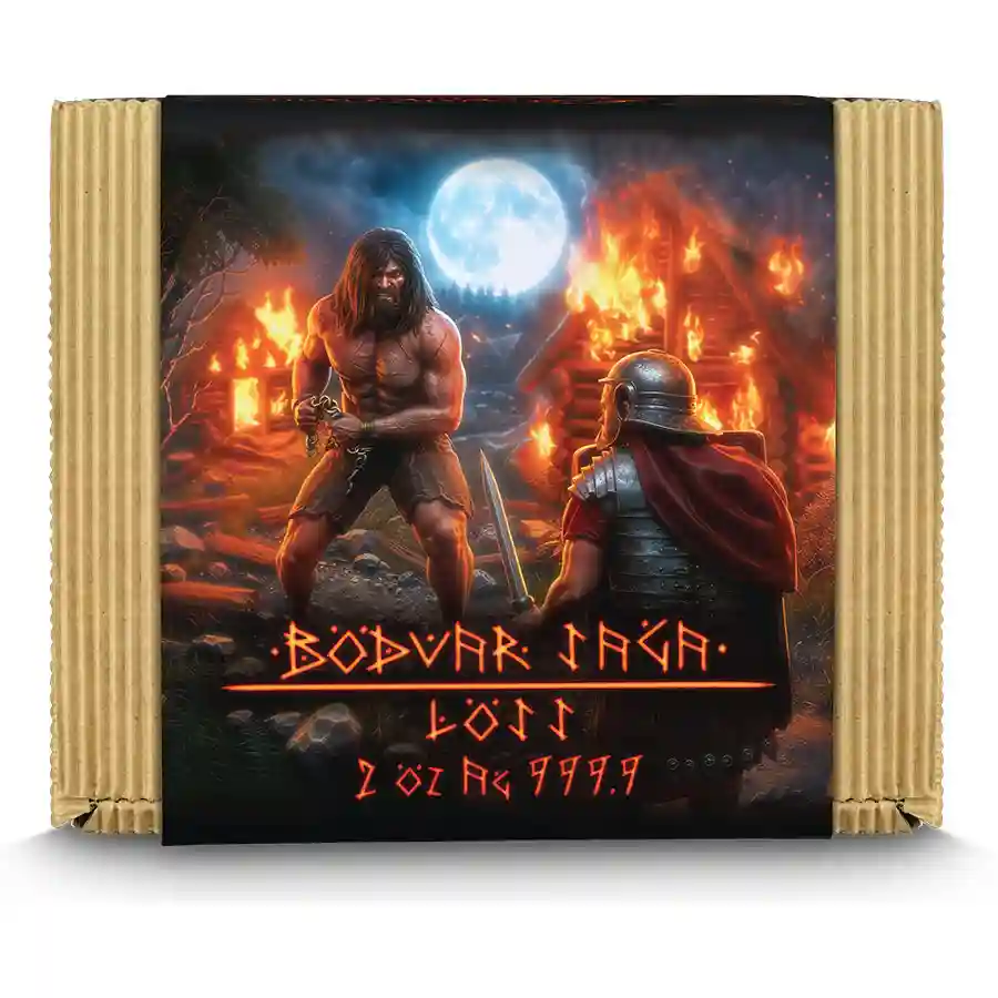 loss-2-oz-UHR-box-front 2026 Bodvar Loss Ultra High Relief Antique Finish Silver Coin