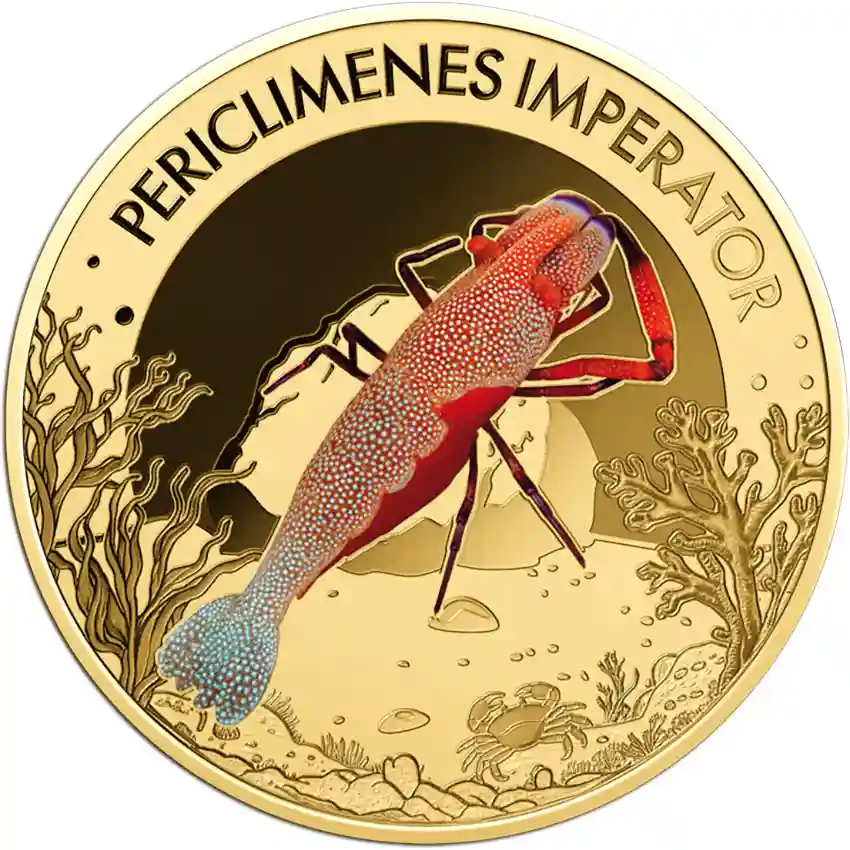 03614463_Periclimenes-imperator Republic of Chad 1/1000 Ounce Periclimenes Imperator Gold Coin