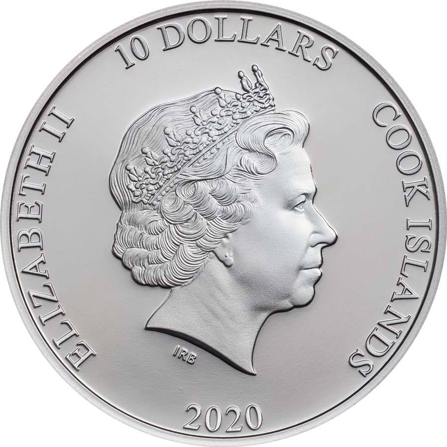 2020 Cook Islands 2 Ounce Blue Skies & Tailwinds Silver Coin 2020 Cook Islands 2 Ounce Blue Skies & Tailwinds Silver Coin