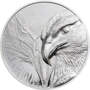 2020年第一作　モンゴル Majestic Eagle プルーフ銅貨 2020 Mongolia 1 Ounce Majestic Eagle .999 Silver Proof Coin
