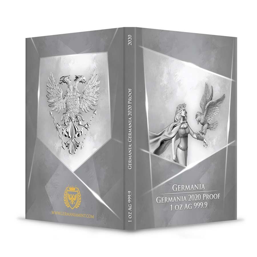 2020 Lady Germania 5 Marks Silver Proof Round 2020 Lady Germania 5 Marks Silver Proof Round