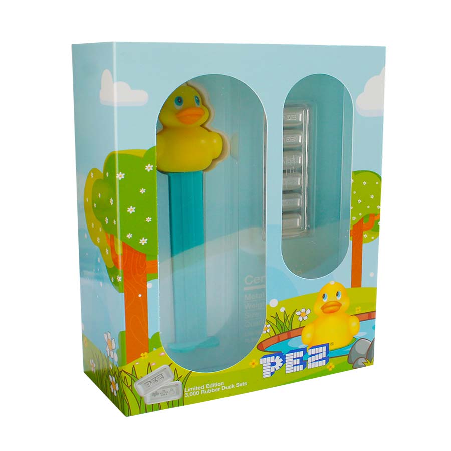 2020 30 Gram PAMP Suisse PEZ Rubber Duck Candies and Dispenser Silver Wafers 2020 30 Gram PAMP Suisse PEZ Rubber Duck Candies and Dispenser Silver Wafers