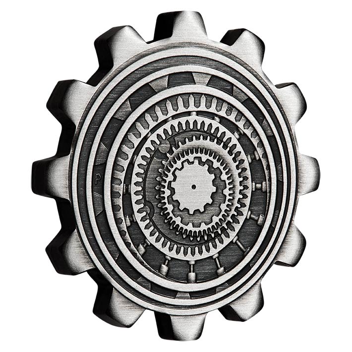 2020 Tuvalu Industry in Motion Antique Finish Silver Coin 2020 Tuvalu Industry in Motion Antique Finish Silver Coin