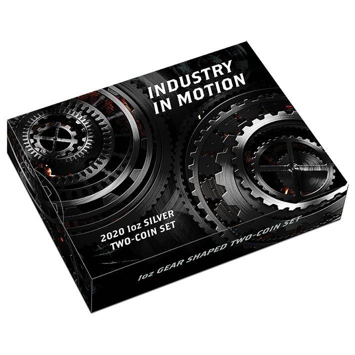 2020 Industry in Motion Antique Finish Silver Coin 2020 Industry in Motion Antique Finish Silver Coin
