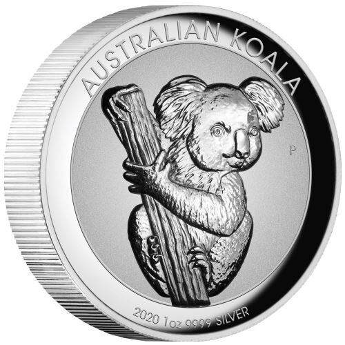 2020 Australia 1 Ounce Koala Incused High Relief Silver Coin 2020 Australia 1 Ounce Koala Incused High Relief Silver Coin