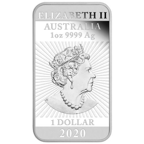 2020 Australia 1 Ounce Dragon Rectangular Silver Coin 2020 Australia 1 Ounce Dragon Rectangular Silver Coin