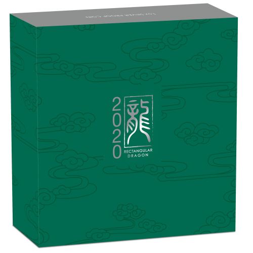 2020 Dragon Rectangular Silver Proof Coin 2020 Dragon Rectangular Silver Proof Coin