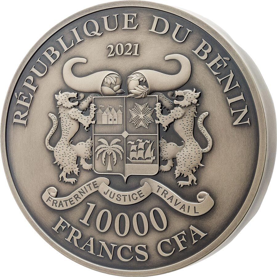 2021 Benin 1 Kilogram Mouth of Truth Silver Coin 2021 Benin 1 Kilogram Mouth of Truth Silver Coin