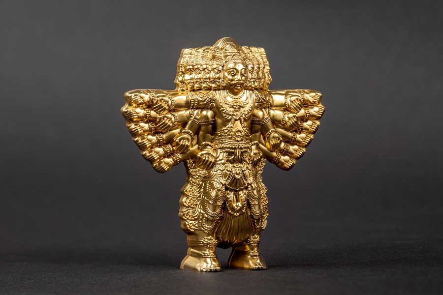 2021 Cook Islands 3 Ounce Ravana King of Demons Silver Coin 2021 Cook Islands 3 Ounce Ravana King of Demons Silver Coin