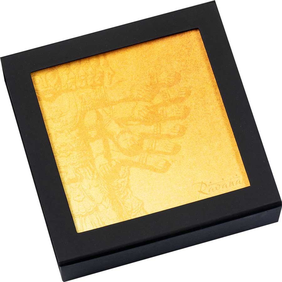 2021 Ravana - King of Demons Gilded Silk Finish Silver Coin 2021 Ravana - King of Demons Gilded Silk Finish Silver Coin