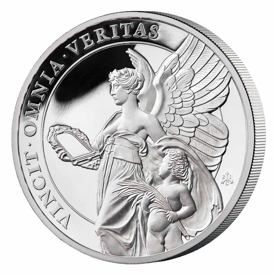 2021 St. Helena 1 Ounce Queens Virtues Truth Silver Proof Coin 2021 St. Helena 1 Ounce Queens Virtues Truth Silver Proof Coin