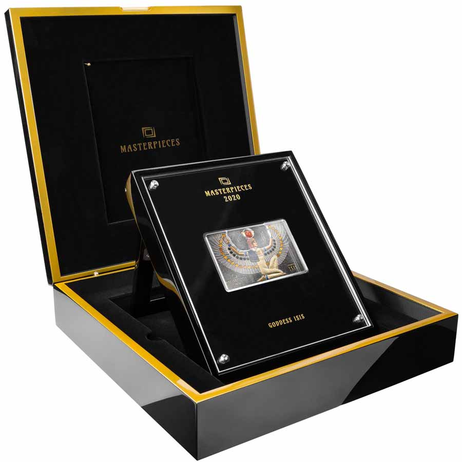 Solomon Islands Goddess Isis Gold and Silver Coin Solomon Islands Goddess Isis Gold and Silver Coin