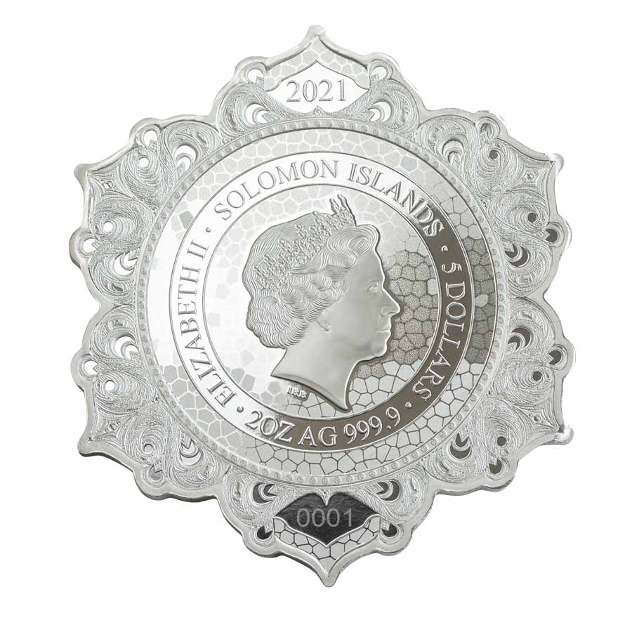 2021 Solomon Islands 2 Ounce Phil Lewis 2nd Chakra Fish Silver Coin 2021 Solomon Islands 2 Ounce Phil Lewis 2nd Chakra Fish Silver Coin