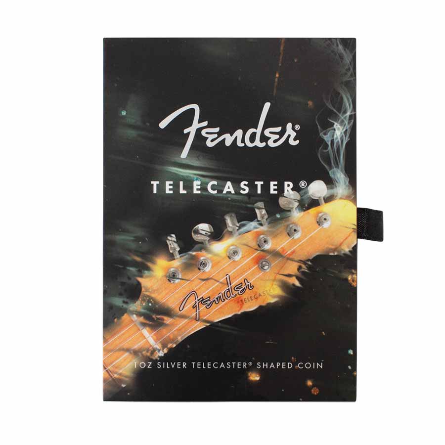 2021 Solomon Islands 1 Ounce 75th Ann Fender Telecaster Silver Coin 2021 Solomon Islands 1 Ounce 75th Ann Fender Telecaster Silver Coin