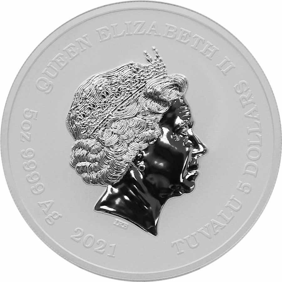 2021 Tuvalu 5 Ounce Hades Gods Of Olympus Silver Coin 2021 Tuvalu 5 Ounce Hades Gods Of Olympus Silver Coin