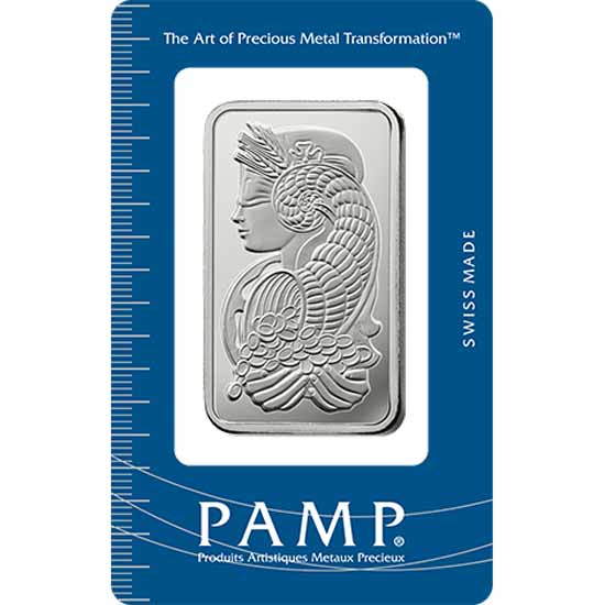 1 Ounce PAMP Suisse Lady Fortuna Silver Bar - Sealed Assay 1 Ounce PAMP Suisse Lady Fortuna Silver Bar - Sealed Assay