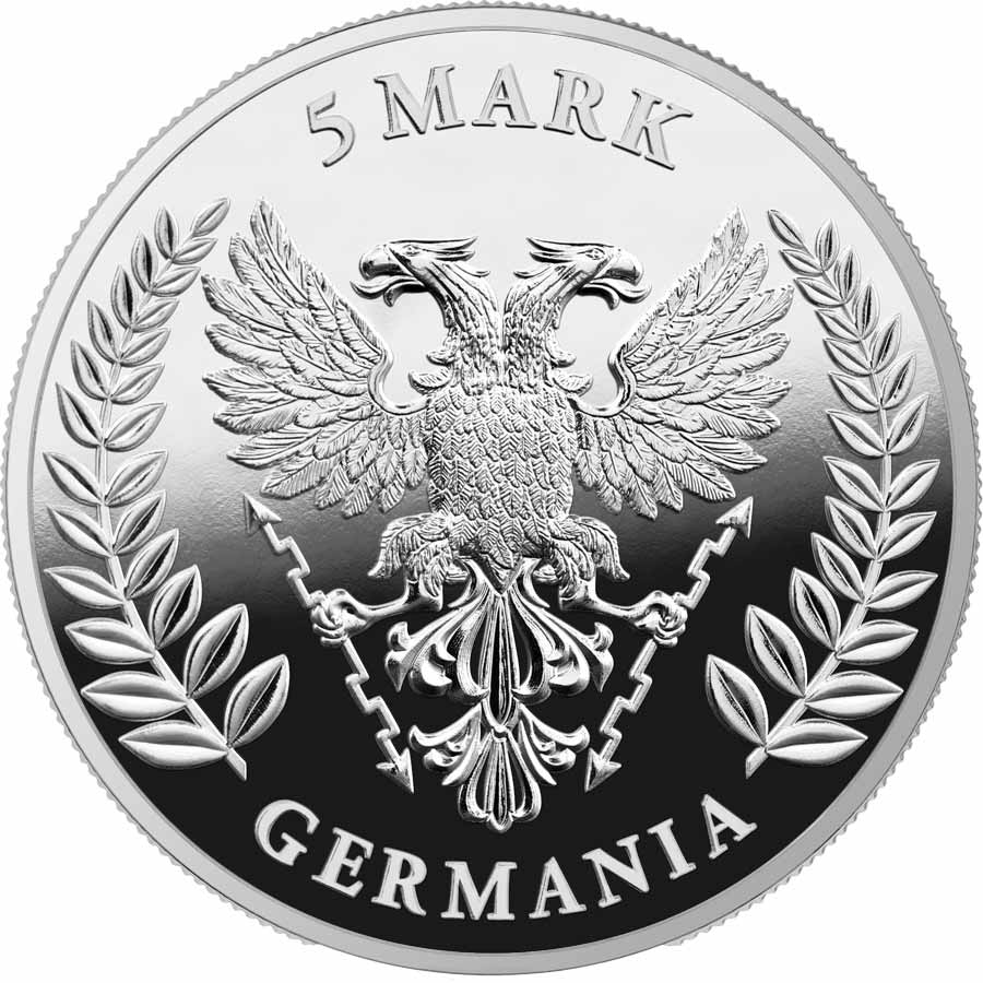 2021 Germania 1 Ounce Lady Germania Silver Proof Round 2021 Germania 1 Ounce Lady Germania Silver Proof Round