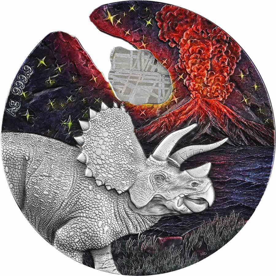 2021 Niue 2 Ounce Impact Moments Meteorite High Relief Color Antique Finish Silver Coin 2021 Niue 2 Ounce Impact Moments Meteorite High Relief Color Antique Finish Silver Coin