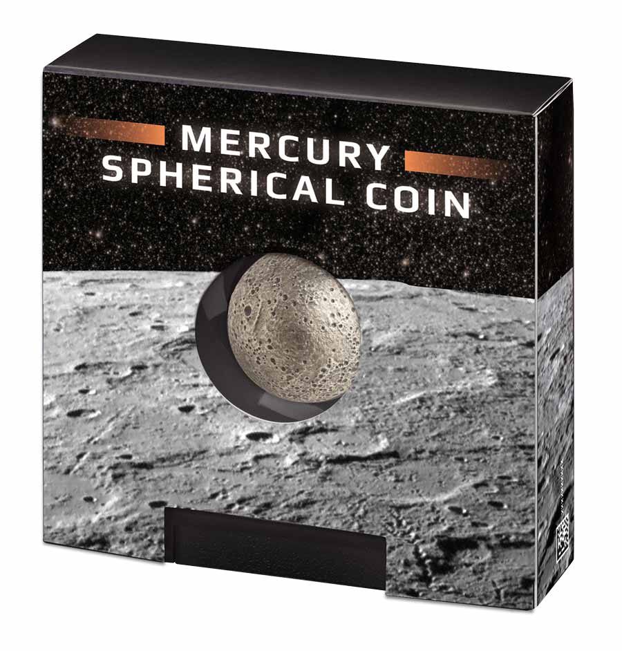 2022 Mercury Spherical Antique Finish Silver Coin 2022 Mercury Spherical Antique Finish Silver Coin