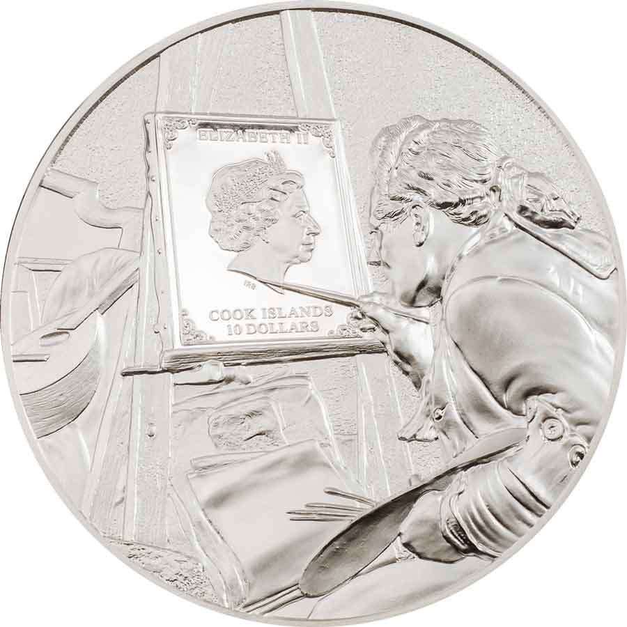 2022 Cook Islands 2 oz Masters of Art - Van Gogh Ultra High Relief Color Silver Coin 2022 Cook Islands 2 oz Masters of Art - Van Gogh Ultra High Relief Color Silver Coin