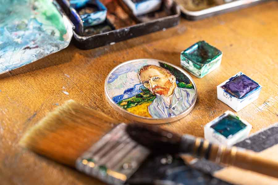 2022 Masters of Art - Van Gogh 2 oz Ultra High Relief Silver Proof Coin 2022 Masters of Art - Van Gogh 2 oz Ultra High Relief Silver Proof Coin