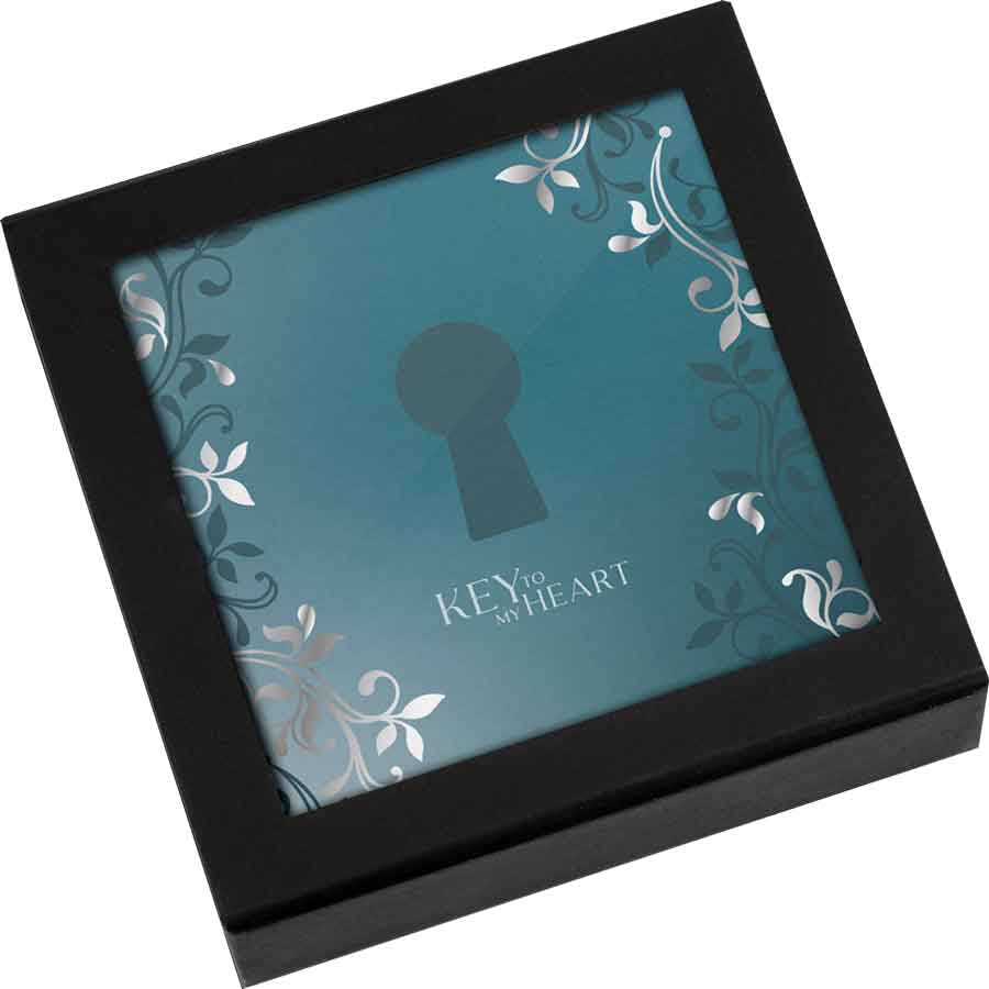 2022 Cook Islands 1 Oz Keys to my Heart Antique Finish Silver Coin 2022 Cook Islands 1 Oz Keys to my Heart Antique Finish Silver Coin