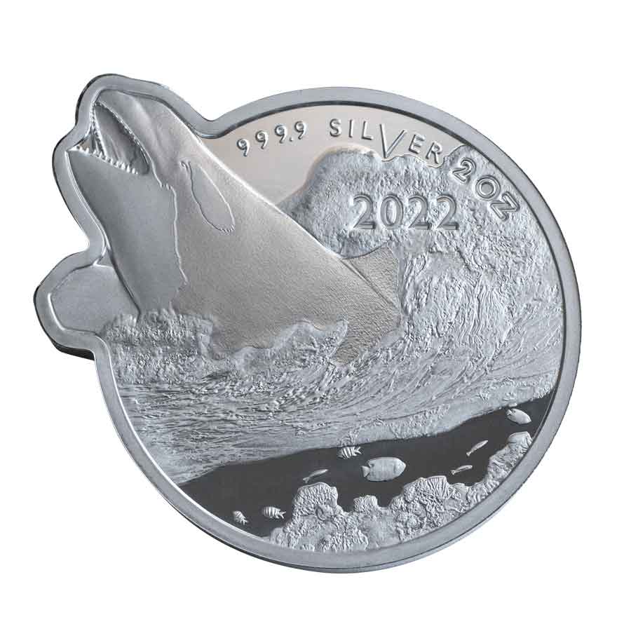 2022 Solomon Islands 2 Ounce Ocean Predators - Killer Whale Silver Coin 2022 Solomon Islands 2 Ounce Ocean Predators - Killer Whale Silver Coin