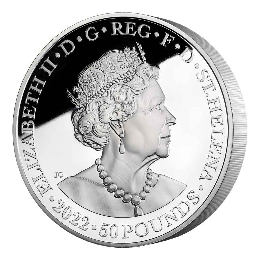2022 St. Helena 1 kg Faerie Queene Una & Redcrosse Silver Proof Coin 2022 St. Helena 1 kg Faerie Queene Una & Redcrosse Silver Proof Coin
