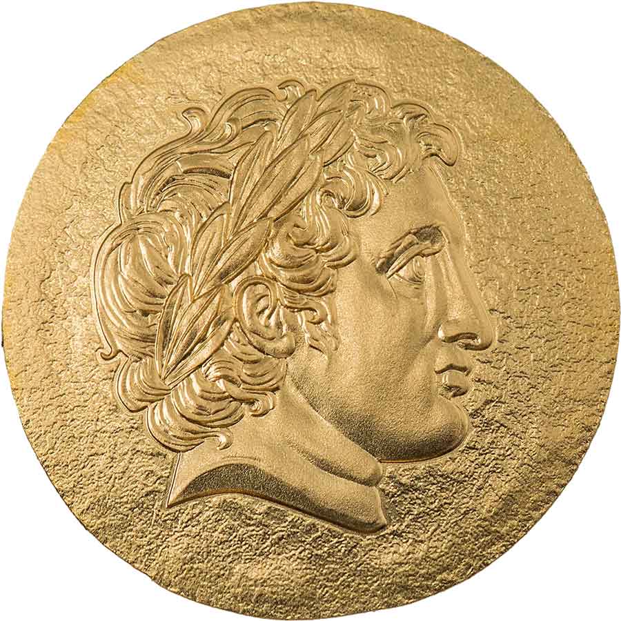 29993_Philip-II-of-Macedon_r 2022 Cook Islands 1/2 Gram Ancient Greece Philipp II Silk Finish Gold Coin