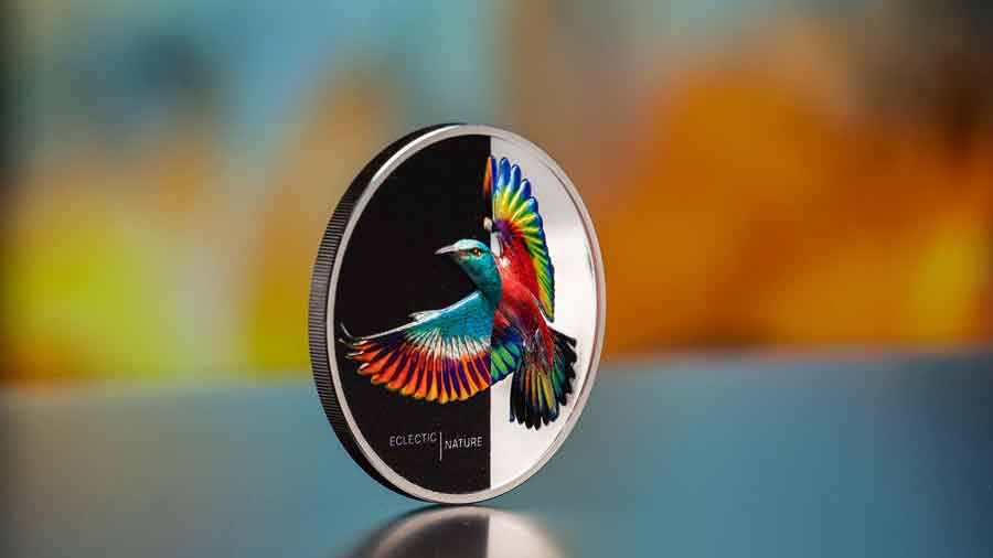 30049_Eclectic-Nature-Roller_s1web Eclectic Nature European Roller Silver Proof Coin