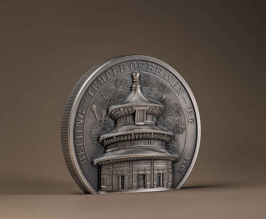 30140_Temple-of-Heaven-2oz_s1web 2023 Temple of Heaven 2 oz Ultra High Relief Silver Coin