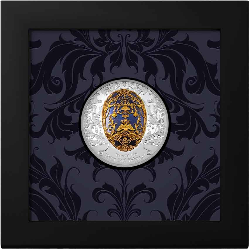 30159_Peter-Carl-Fabergé---Tsarevich-Egg_x Peter Carl Faberge Tsarevich Egg Silver Proof Coin